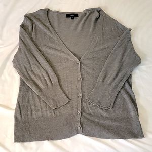 Mossimo gray cardigan size xl